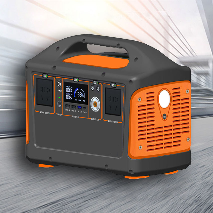 Power Supply - Tragbare All-in-One-Energiespeicherstation 600W LiFePO4 Lithium-Akku-Pack für