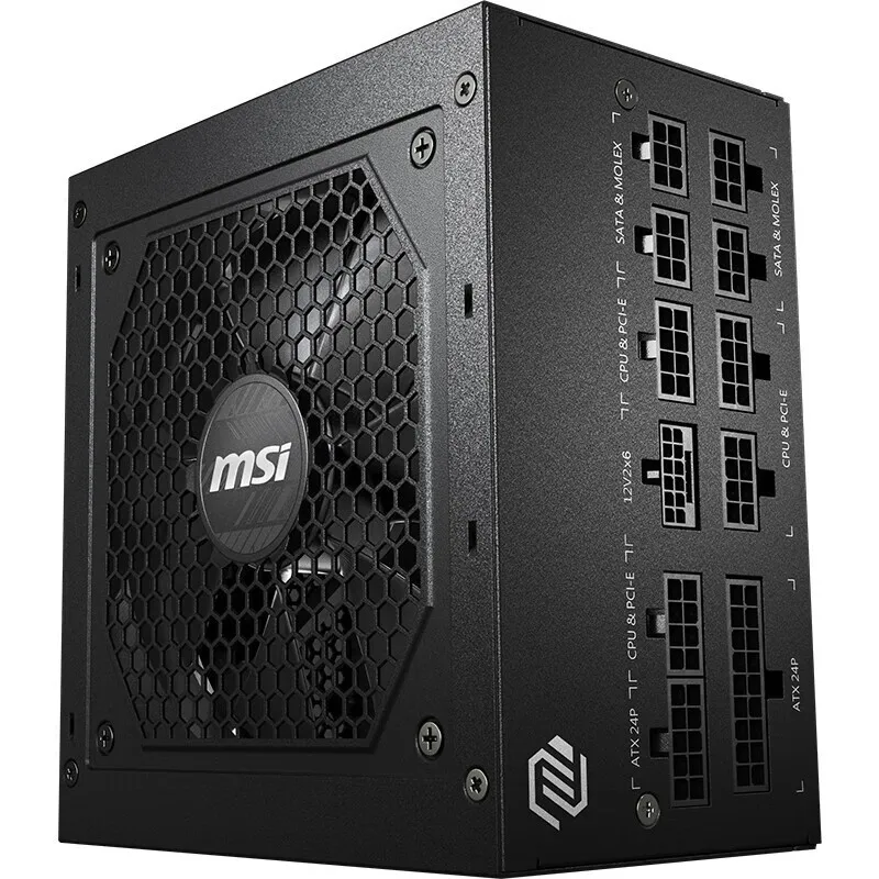 Power Supply 750W - Gold A750GL 750W Desktop-Computer-Hauptgerät ATX3.0 Netzteil