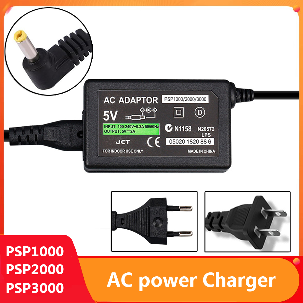 Smps Power Supply - AC-Ladegerät-Adapter für PSP, Netzteil-Ladekabel, kompatibel mit