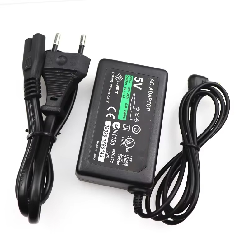 Smps Power Supply - EU-US-Stecker AC-Adapter Wandladegerät für PSP, Netzteil-Kabel