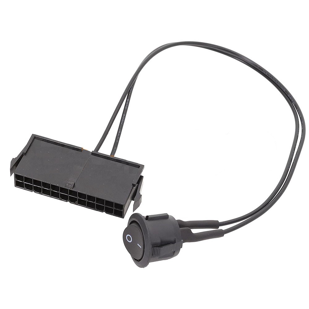 Power Supply Tester - 24-polige ATX-Netzteil-Starter-Tester-Start-Jumper am Aus-Schalter kabel 18awg