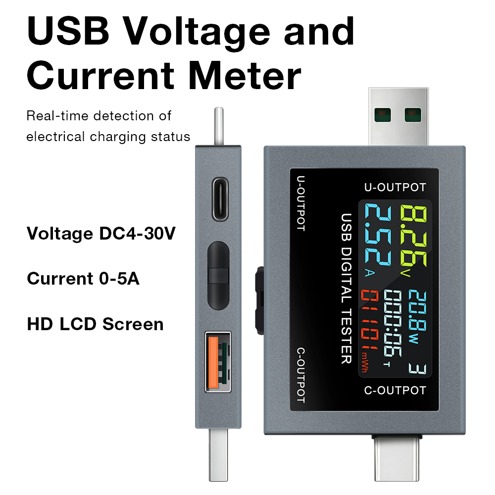 USB Typ-C Ladetester DC 4,5-50 – Power Supply Tester Bewertung und Preis