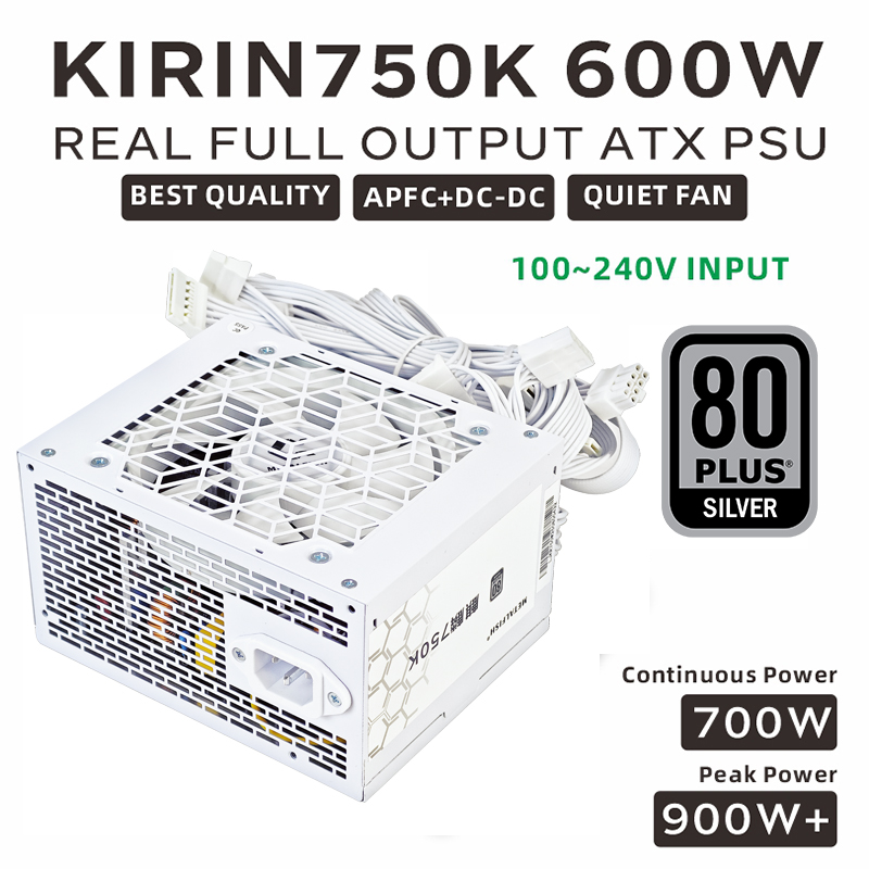 METALFISH KIRIN750K Weißes Geh – Power Supply 750W Bewertung und Preis