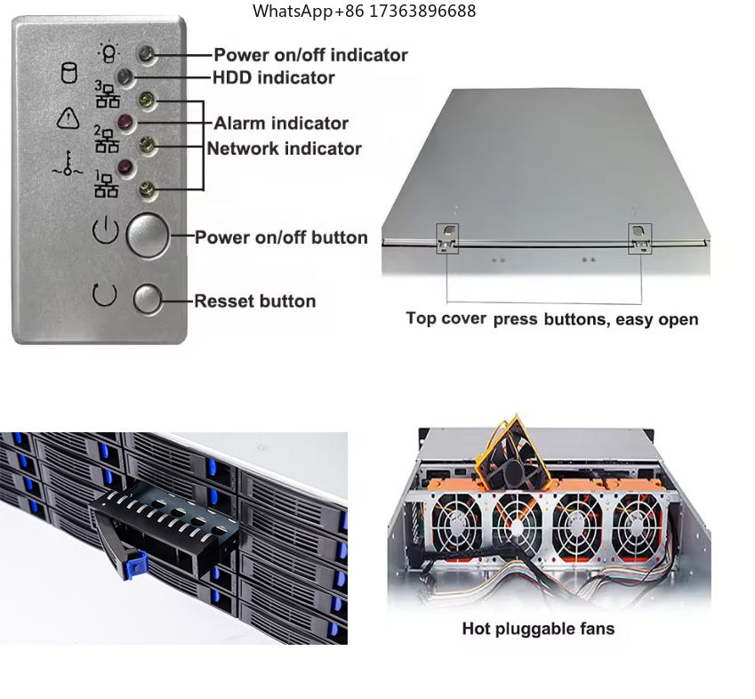 4U Rackmount-Servergehäuse 24  – Server Power Supply Bewertung und Preis